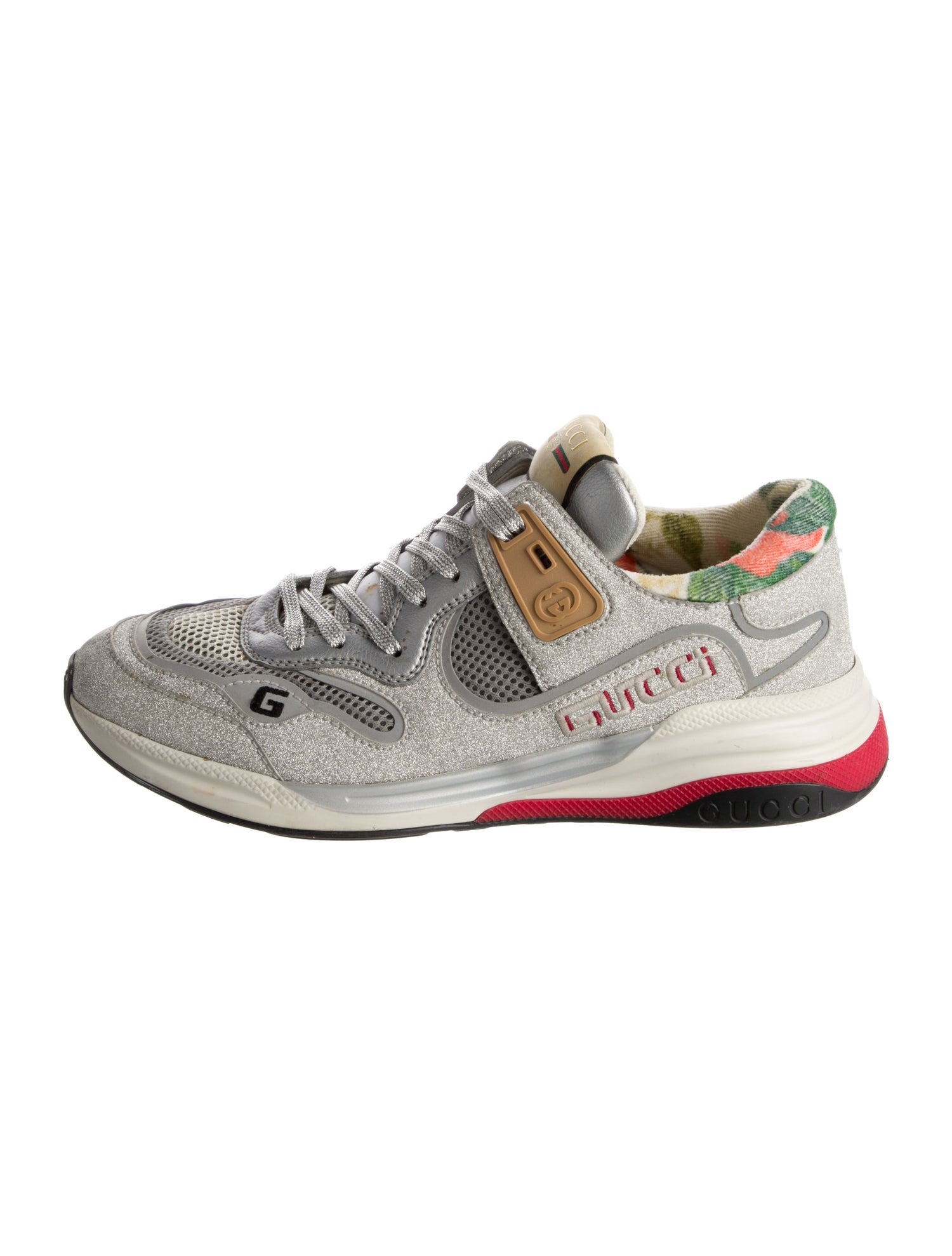 Gucci Glitter Printed Sneakers