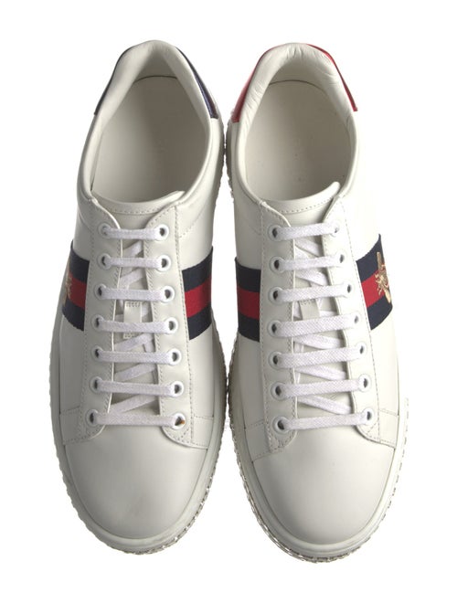 Gucci Sylvie Web Accent Leather Sneakers