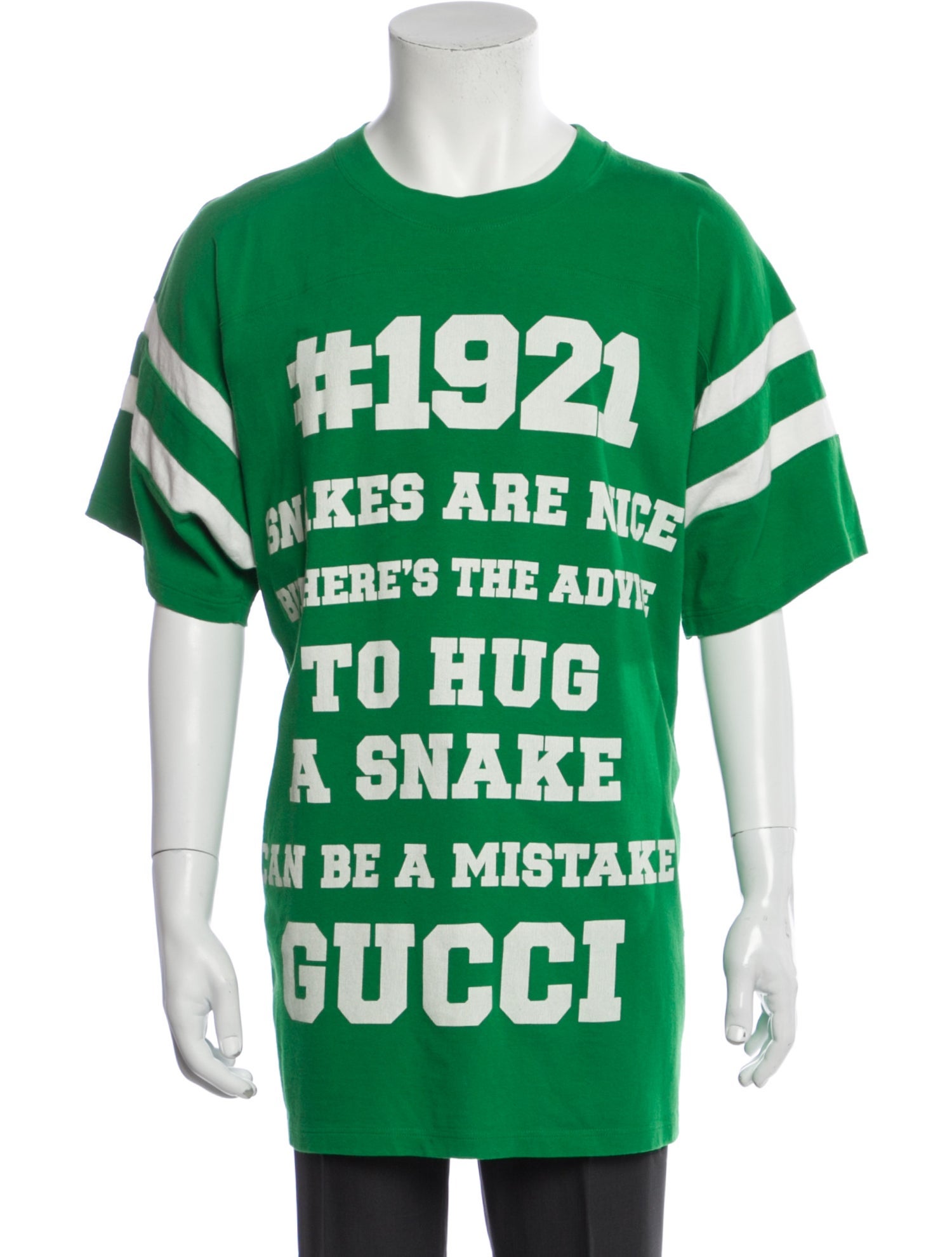 Gucci Graphic Print Crew Neck T-Shirt