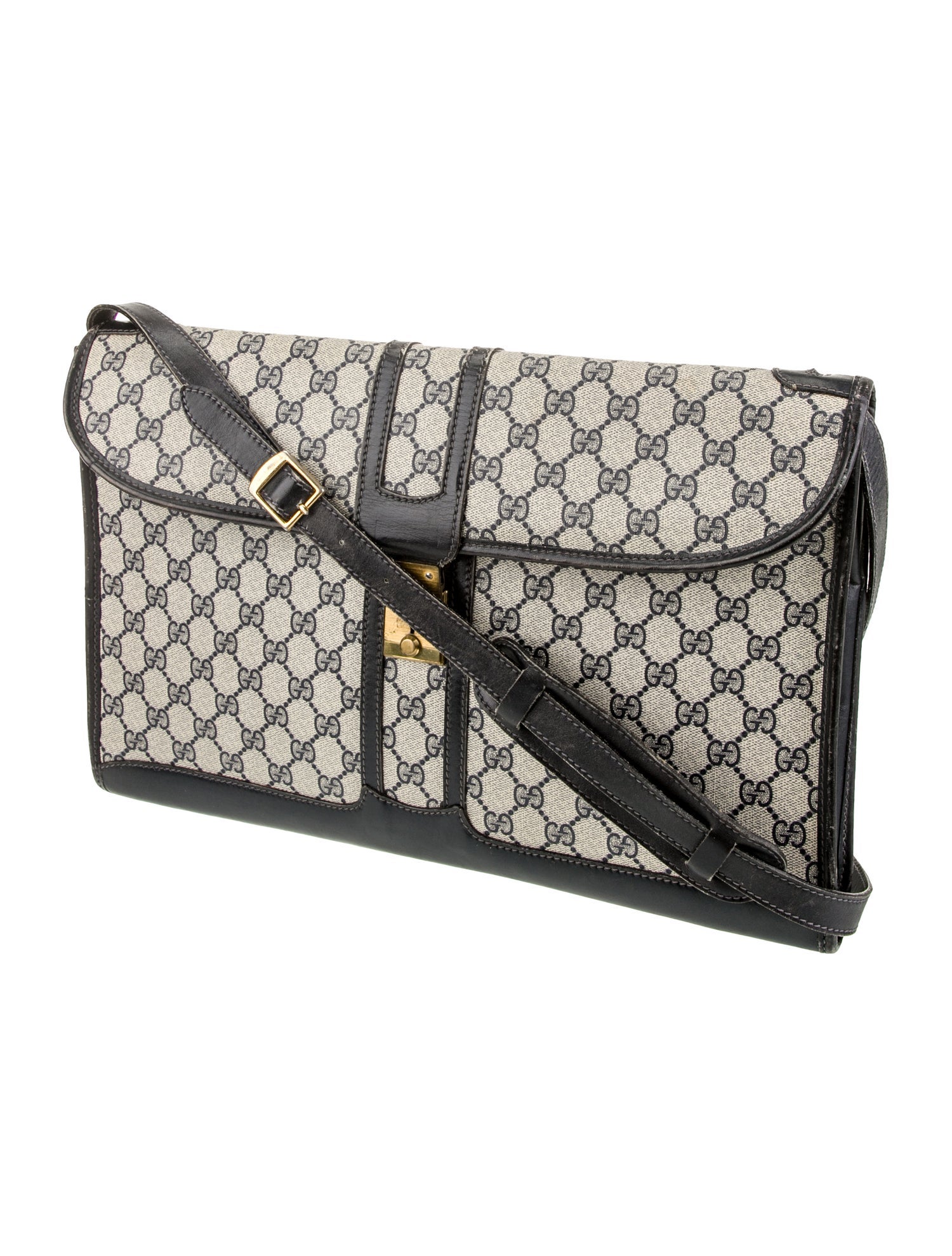 Gucci GG Supreme Crossbody Bag Vintage