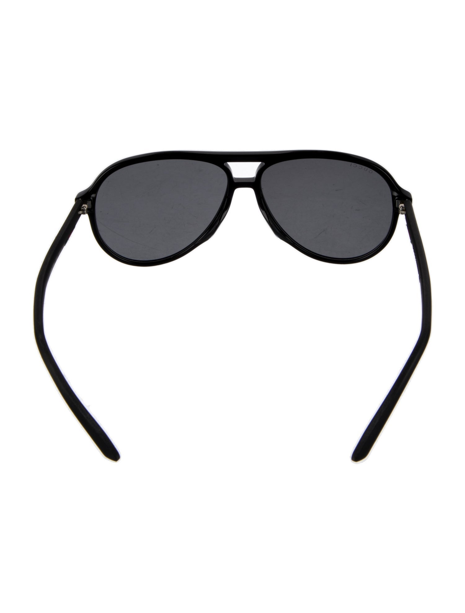 Gucci Web Accent Aviator Sunglasses