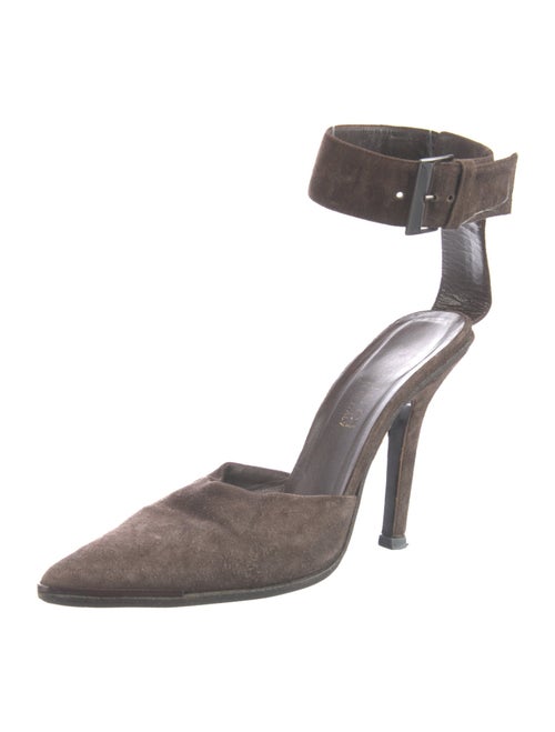 Gucci Suede D'Orsay Pumps