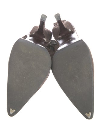 Gucci Suede D'Orsay Pumps