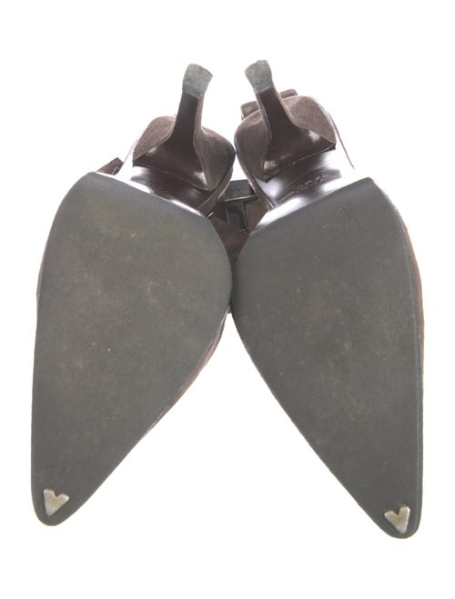 Gucci Suede D'Orsay Pumps