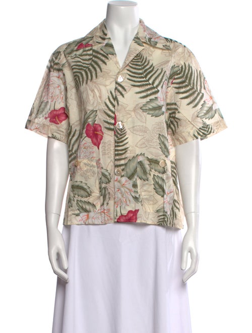 Gucci Printed Short Sleeve Blouse