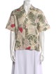 Gucci Printed Short Sleeve Blouse