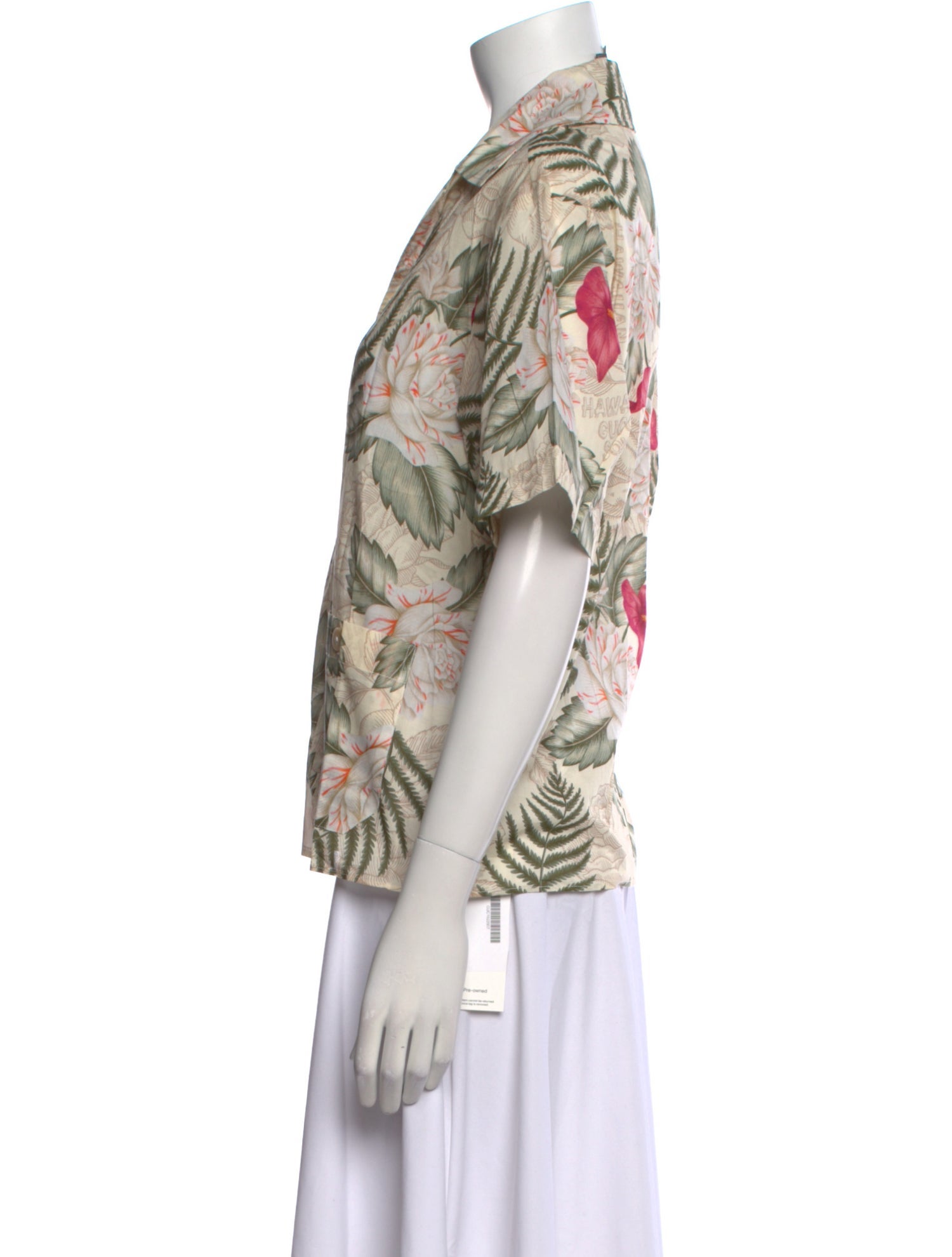 Gucci Printed Short Sleeve Blouse