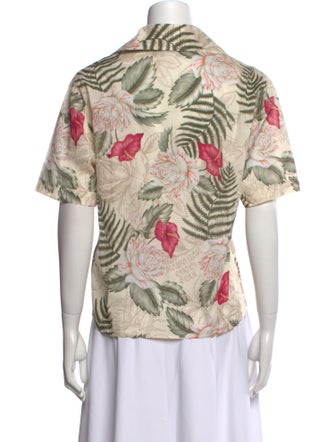 Gucci Printed Short Sleeve Blouse