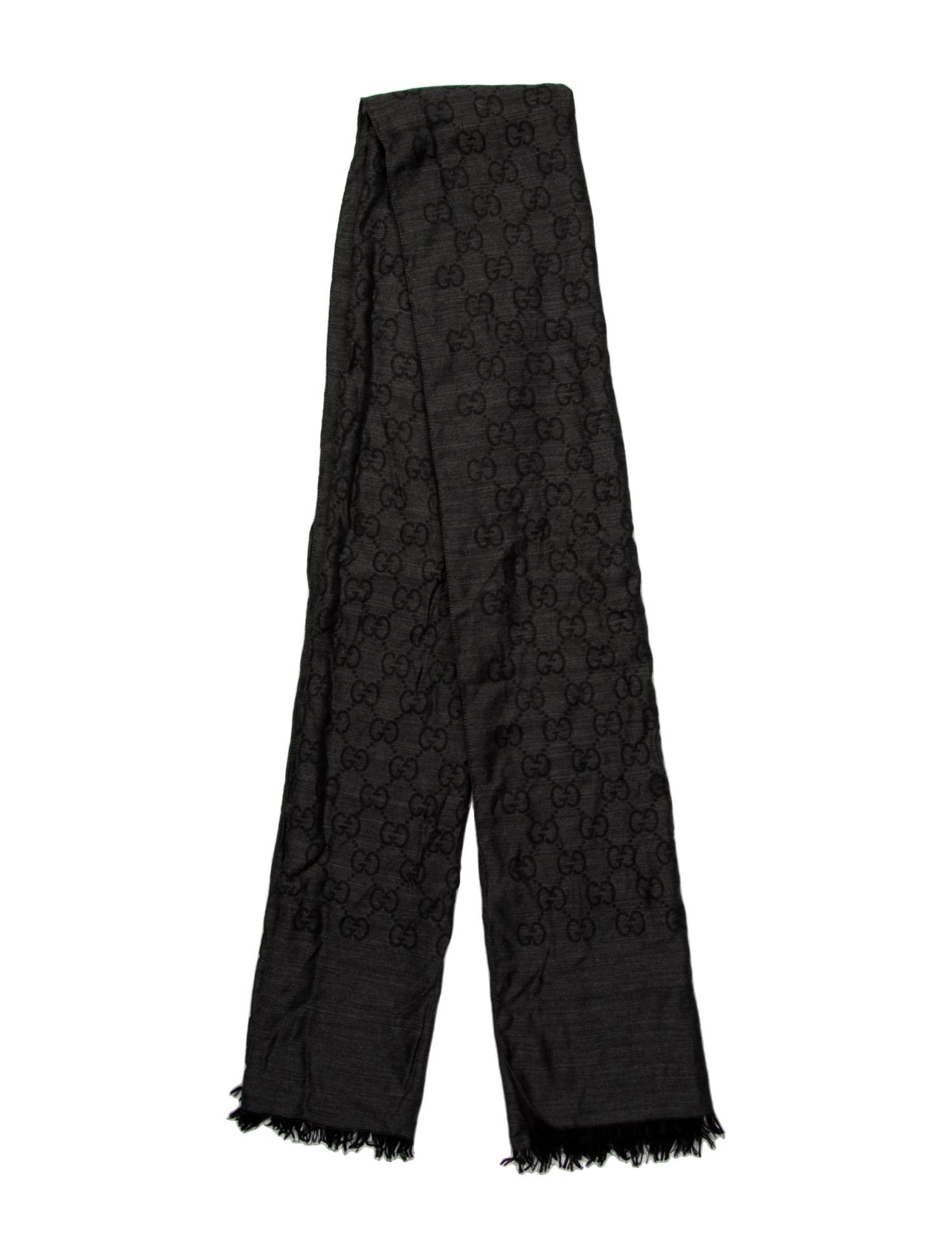 Gucci Wool GG Logo Scarf