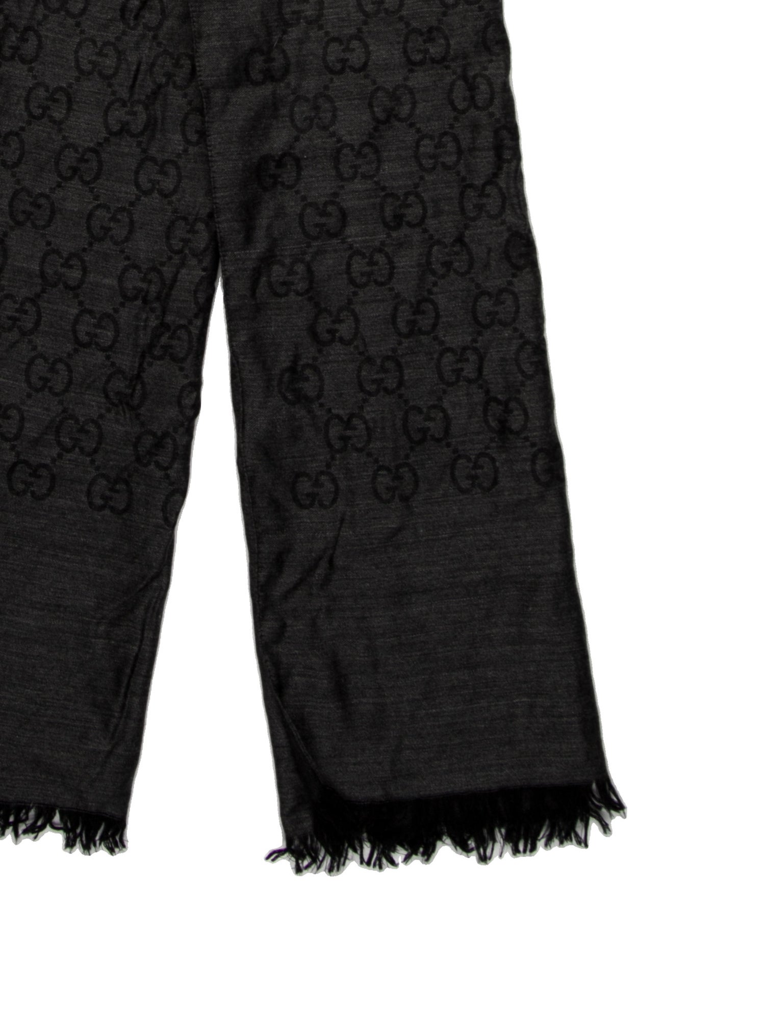 Gucci Wool GG Logo Scarf