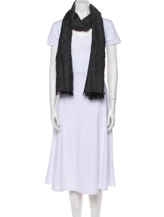 Gucci Wool GG Logo Scarf