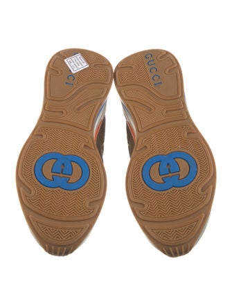 Gucci Interlocking G Logo Suede Sneakers