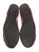 Gucci Web Accent Leather Ballet Flats