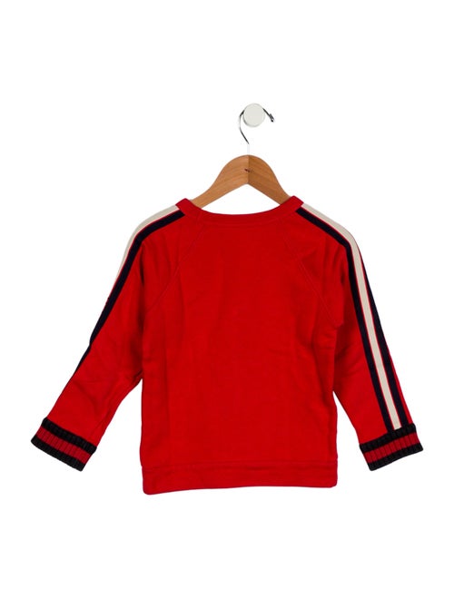 Gucci toddler girls' red and black sweater