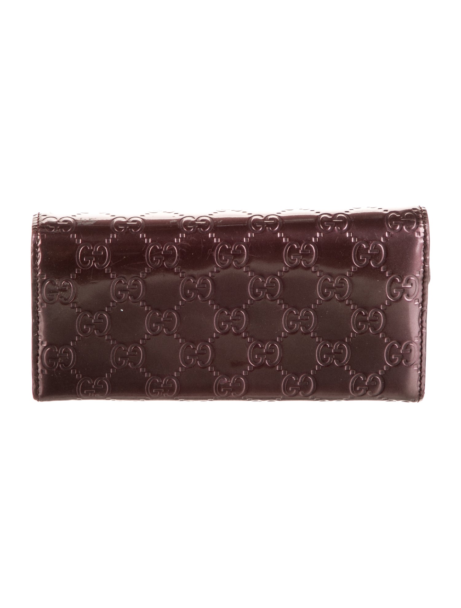 Gucci Signature Lovely Heart GG Signature Continental Wallet