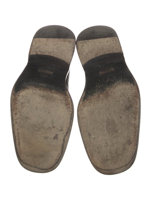 Gucci Interlocking G Logo Leather Dress Loafers