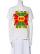 Gucci Graphic Print Crew Neck T-Shirt