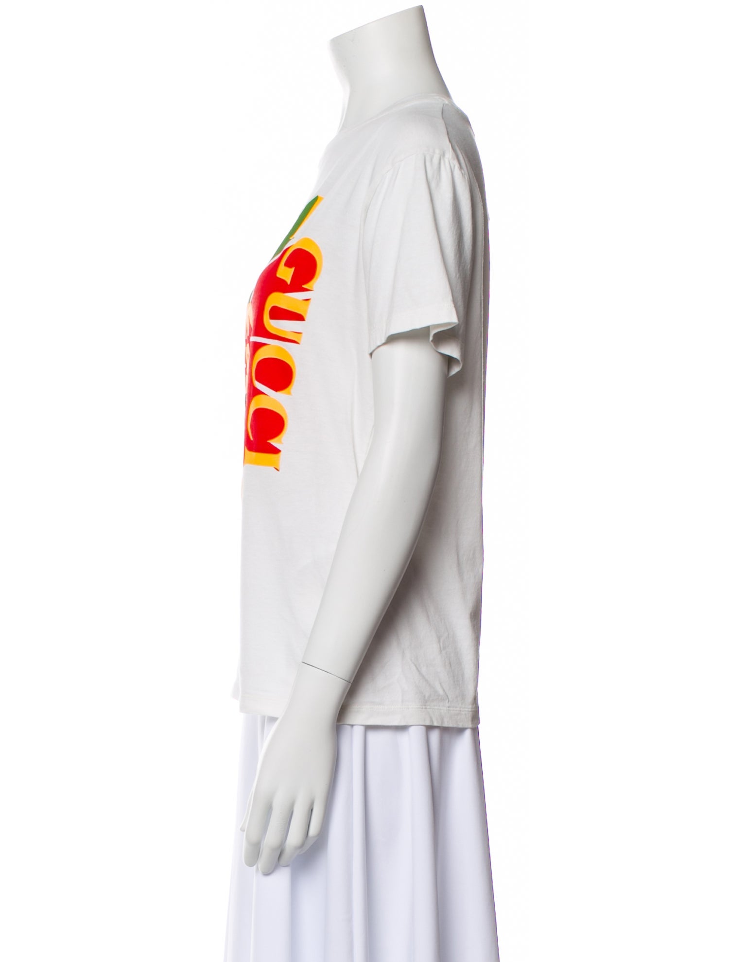 Gucci Graphic Print Crew Neck T-Shirt