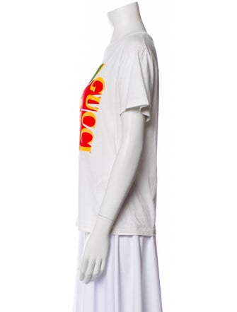 Gucci Graphic Print Crew Neck T-Shirt