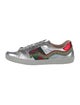 Gucci Web Accent Leather Sneakers