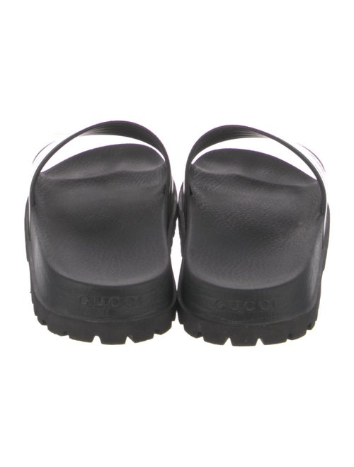 Gucci Web Accent Rubber Slides