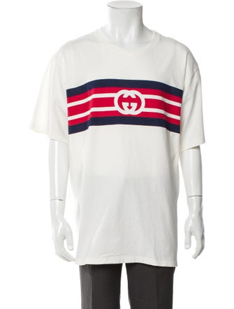 Gucci Interlocking G Logo Crew Neck T-Shirt