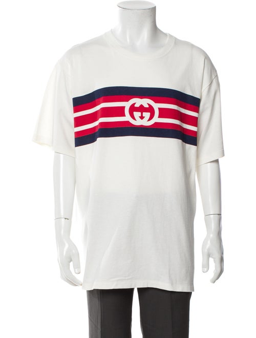Gucci Interlocking G Logo Crew Neck T-Shirt
