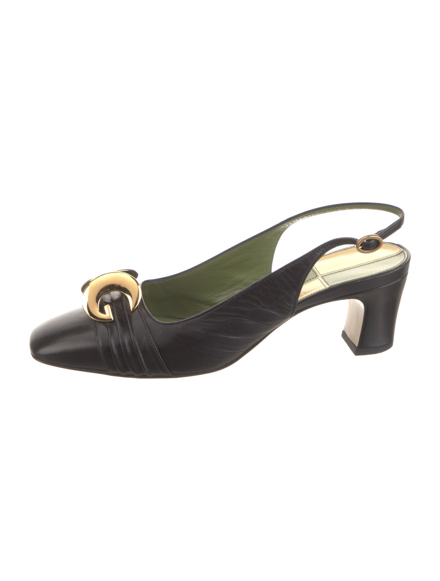 Gucci Leather Slingback Pumps