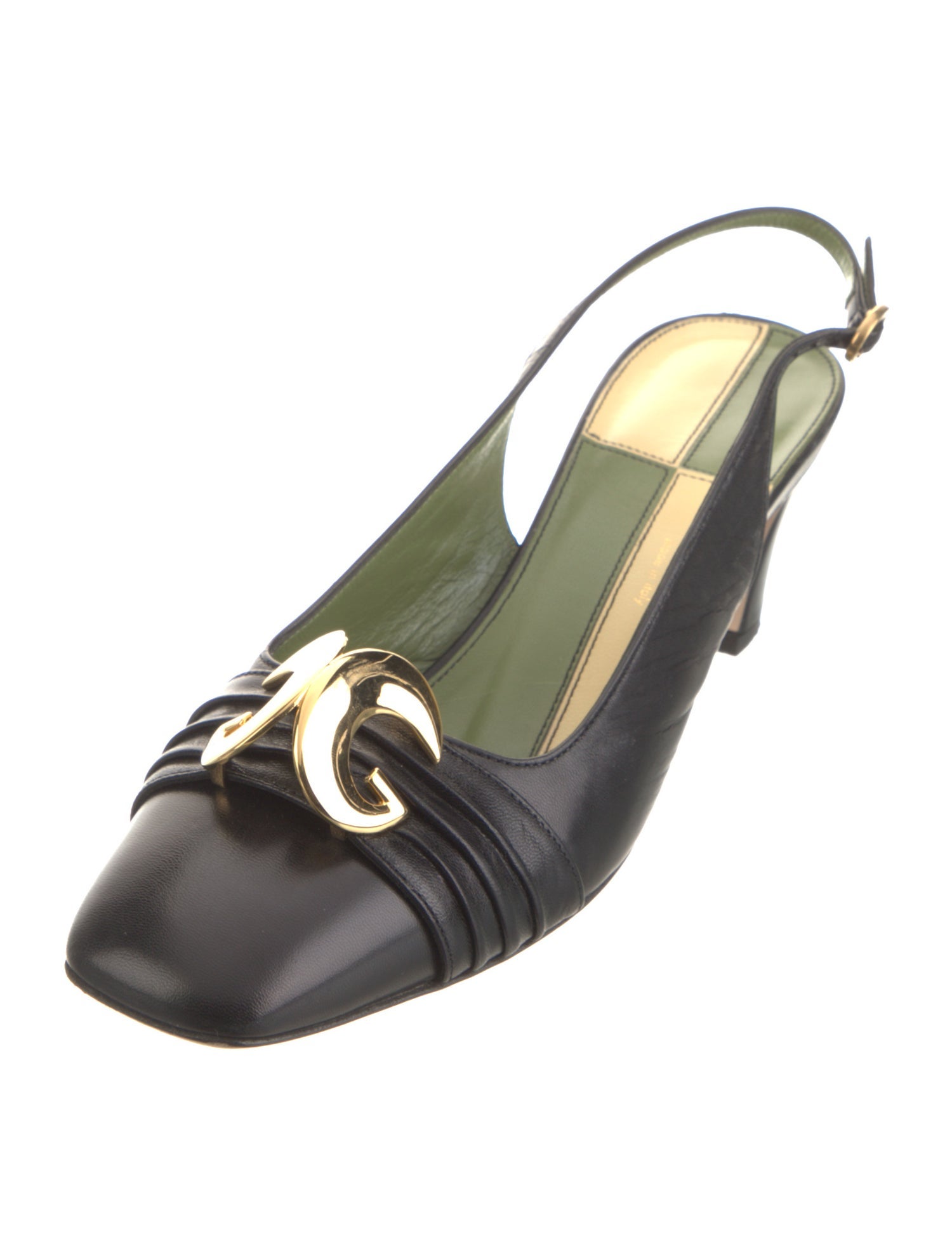 Gucci Leather Slingback Pumps