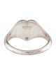 Gucci Enamel Interlocking G Heart Ring