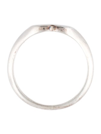 Gucci Enamel Interlocking G Heart Ring