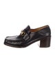 Gucci 1955 Horsebit Accent Leather Pumps