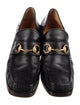 Gucci 1955 Horsebit Accent Leather Pumps