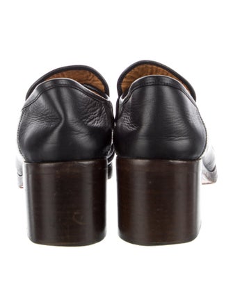 Gucci 1955 Horsebit Accent Leather Pumps