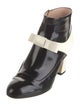 Gucci Patent Leather Colorblock Pattern Boots