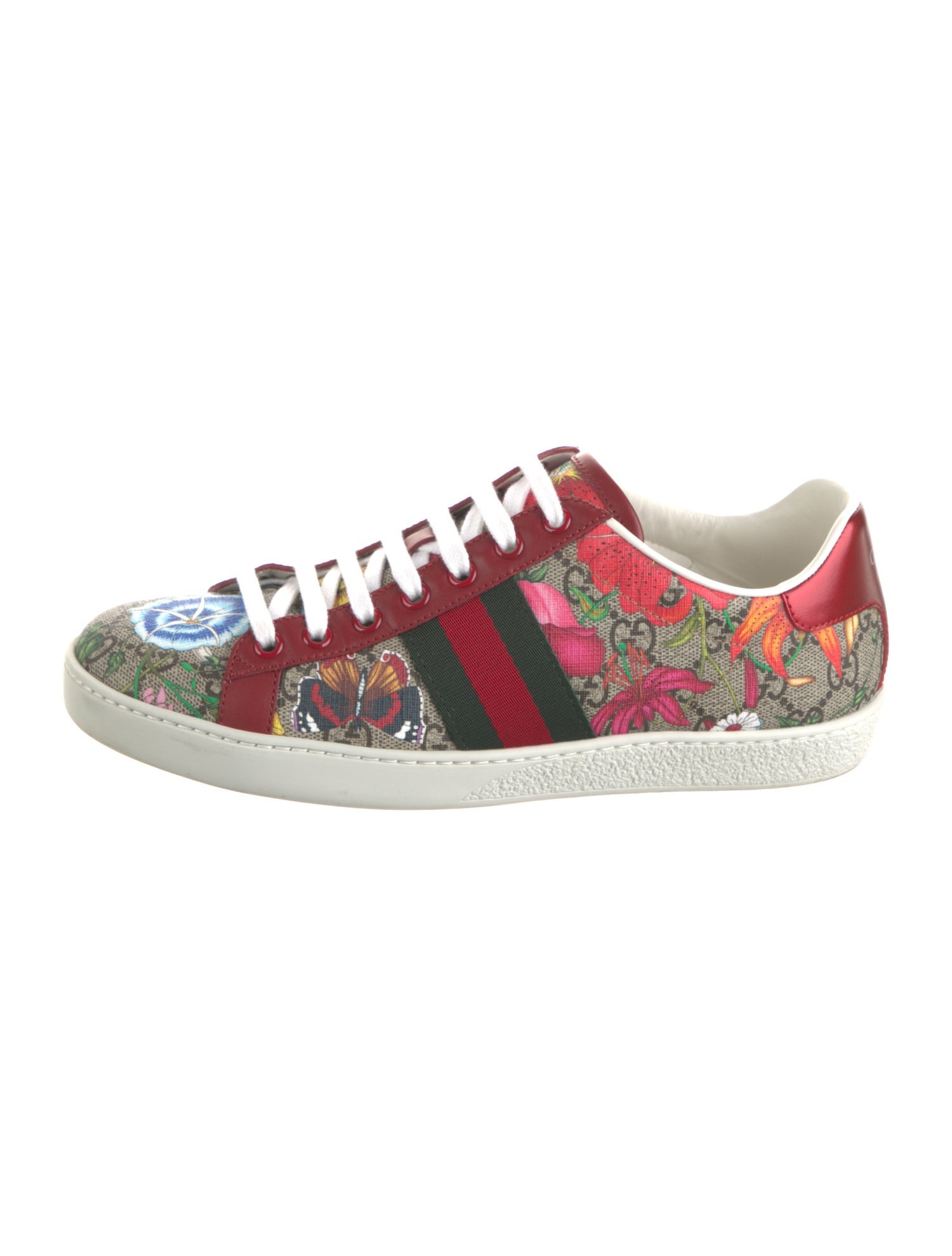 Gucci Flora Print Sneakers