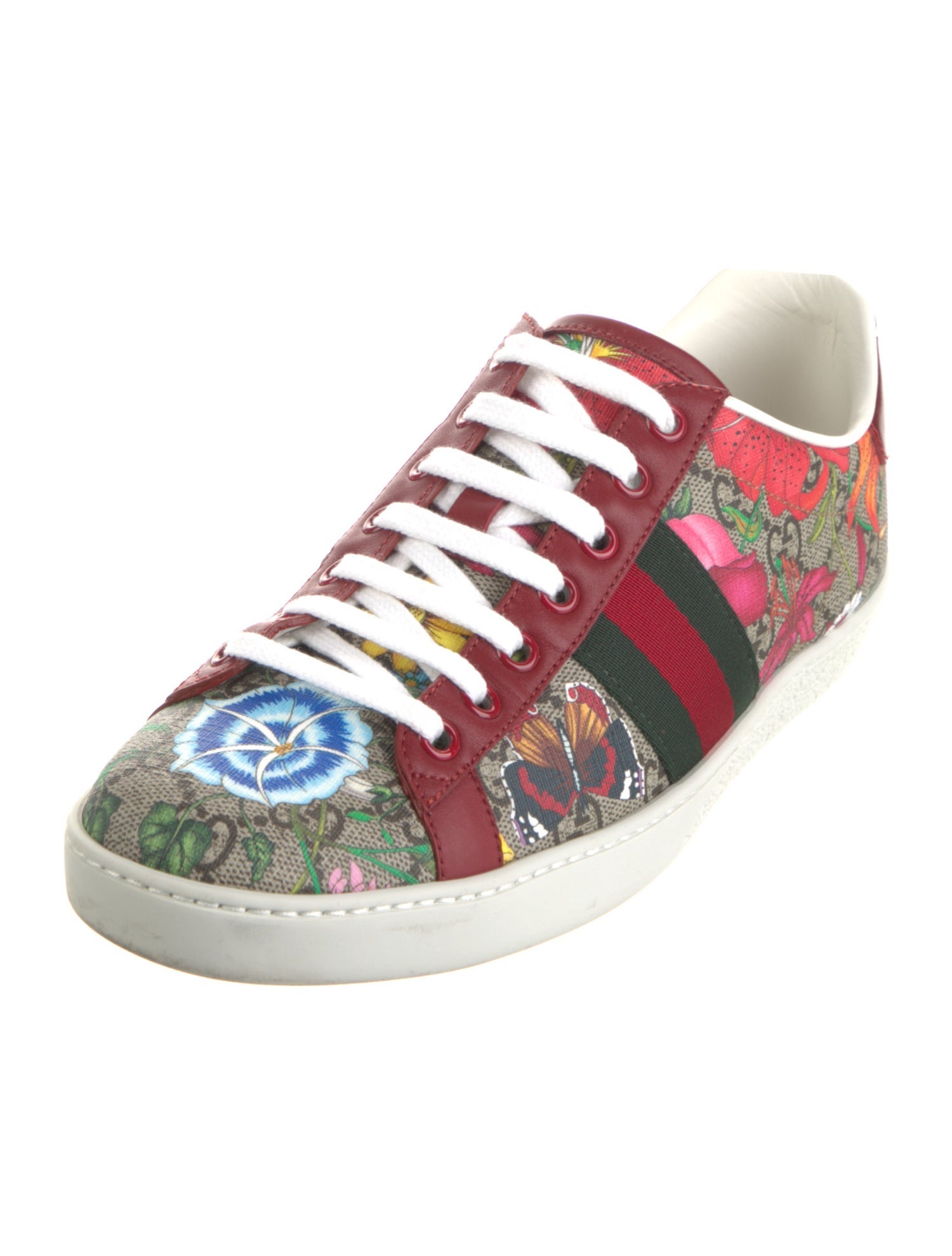 Gucci Flora Print Sneakers