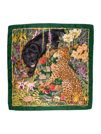 Gucci Silk Printed Scarf