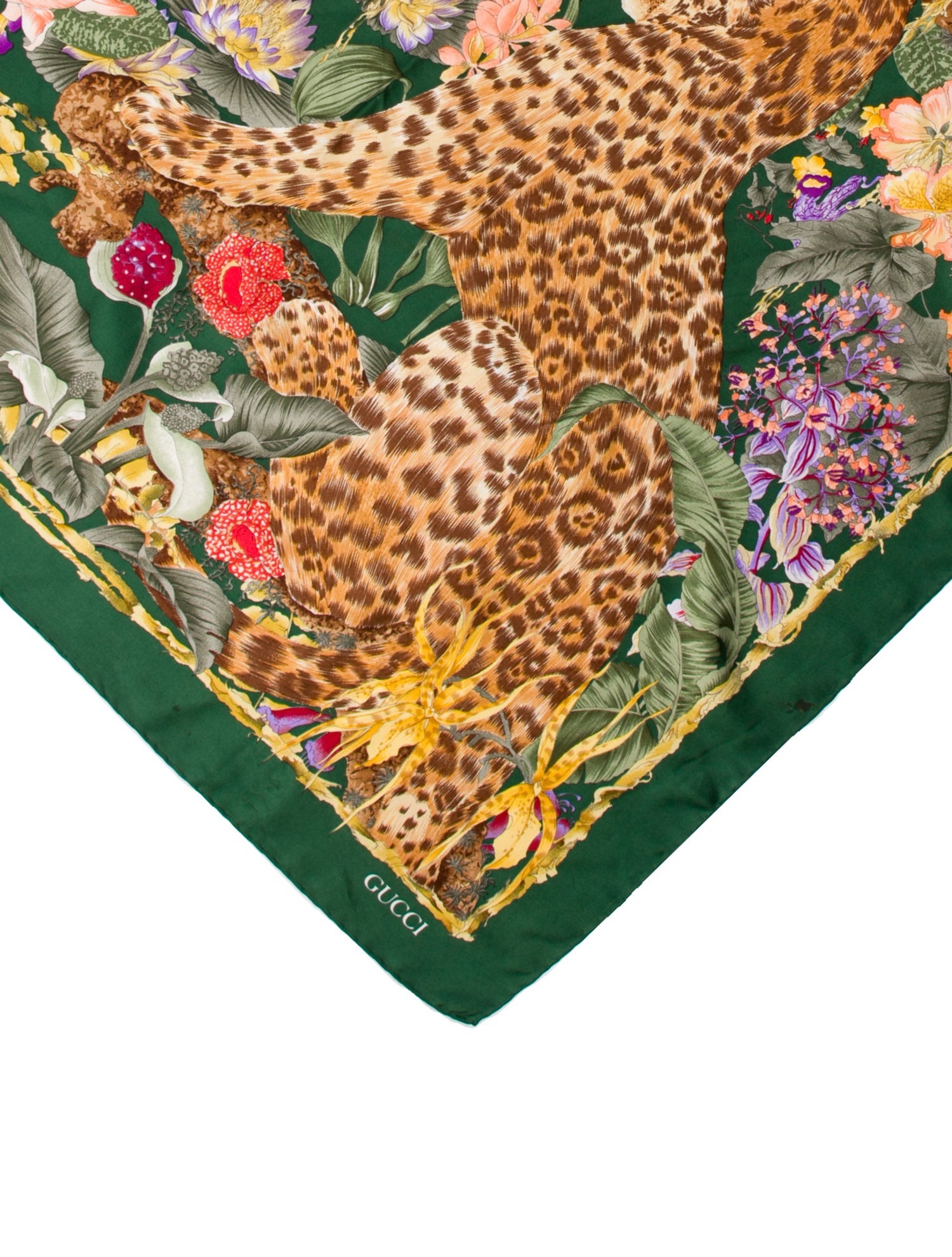 Gucci Silk Printed Scarf