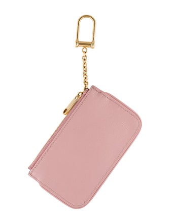Gucci Pink Leather Keychain