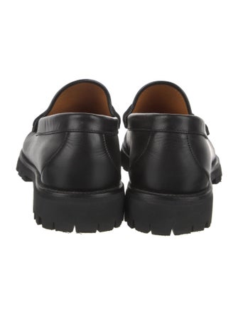 Gucci Horsebit Accent Leather Dress Loafers