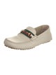 Gucci Web Accent Leather Drivers