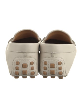 Gucci Web Accent Leather Drivers