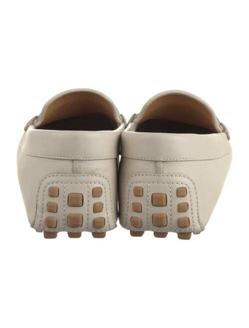 Gucci Web Accent Leather Drivers