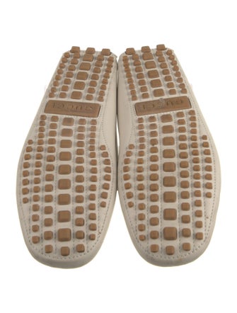 Gucci Web Accent Leather Drivers