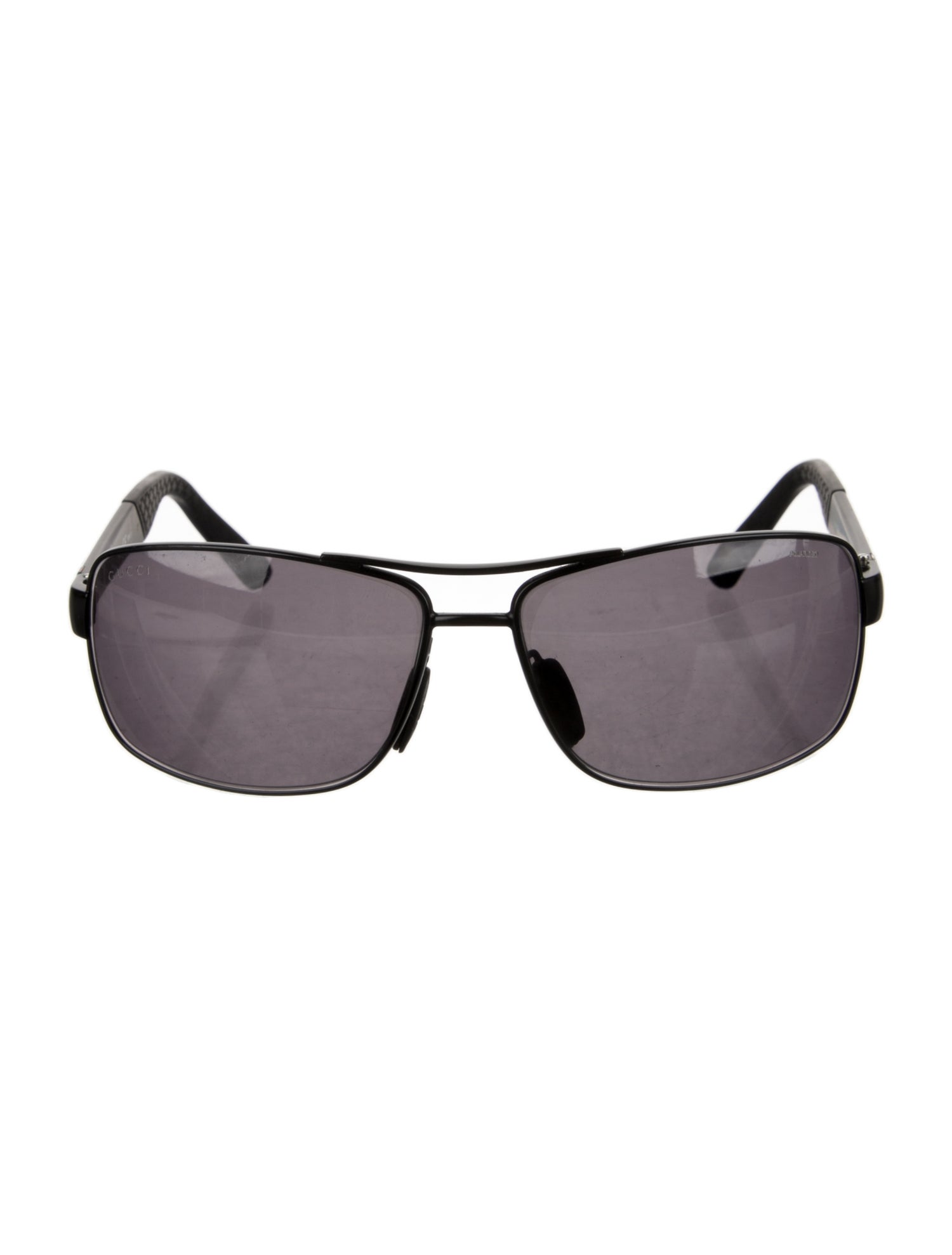 Gucci Web Accent Square Sunglasses
