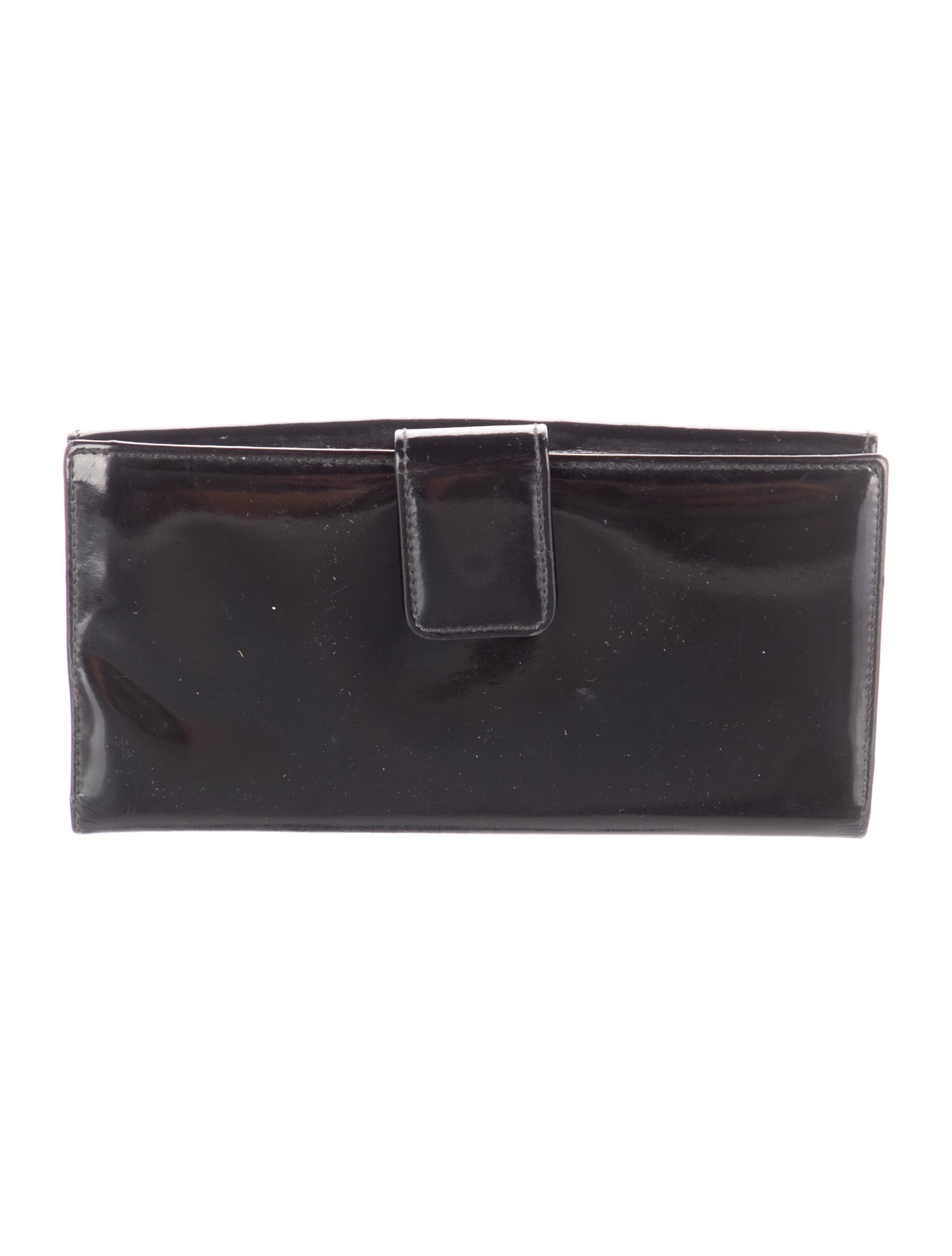 Gucci Vintage Patent Leather Continental Wallet