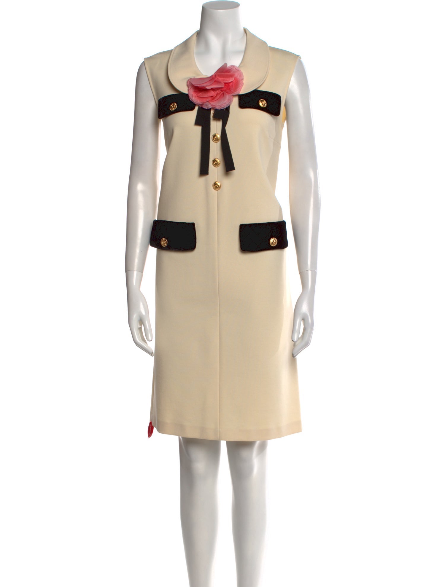 Gucci Colorblock Pattern Knee-Length Dress w/ Tags