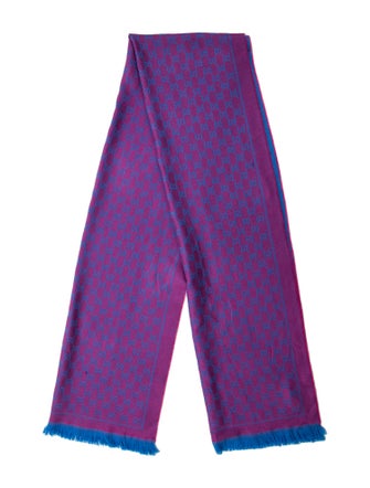 Gucci Wool GG Logo Scarf