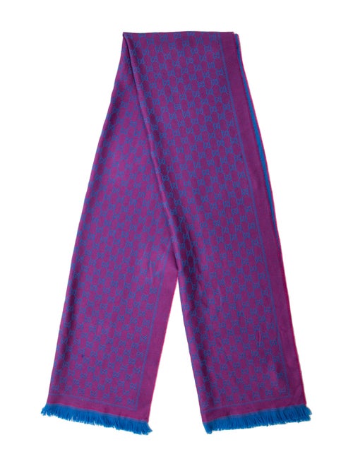 Gucci Wool GG Logo Scarf